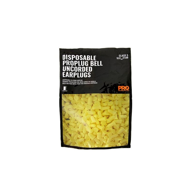 Pro Choice Pro-bullet Pu Earplugs Dispenser Refill - 500 Pairs Per Bag - EPDS500R