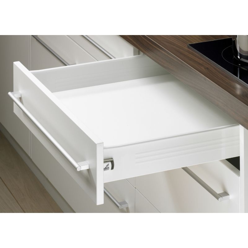 Multitech Drawer Set, System Height 86 / Nominal Length 500, White