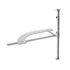 SIGE pole and support (RH) for 191413 swing corner upper shelf, (ART 371K), each