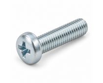 Machine (M/T) Screw Phillips (X/Rec) Pan Head Zinc Plated M5 x 12mm