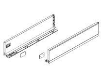 Topaz Slimline Drawer System sidewalls H199 NL500 (dark grey), pair