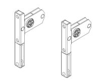 Topaz Slimline Drawer System screw-in front brackets H118 (set)