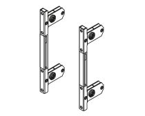 Topaz Slimline Drawer System screw-in front brackets H167/199 (set)