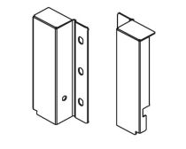 Topaz Slimline Drawer System rear bracket H118 (white), pair