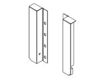 Topaz Slimline Drawer System rear bracket H199 (white), pair