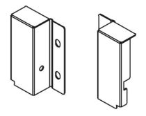 Topaz Slimline Drawer System rear bracket H86 (white), pair
