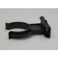 Plinth leg kick-board mounting clip for kitchen and bathroom legs (black), bag of 100 clips