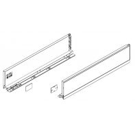 Topaz Slimline Drawer System sidewalls H167 (dark grey), pair