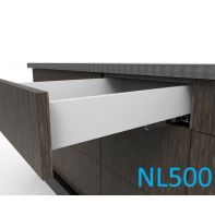 Topaz Slimline Standard drawer kit H86, NL500, quick-dowel fix, white (each)