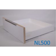 Zapphyre Standard drawer kit H84, NL500, expanding dowel fix, white (each)