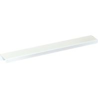 Handle "Jay 3.0" Finger Pull, 500mm lg, 420mm c/c, face fix w/screws, matt white, each