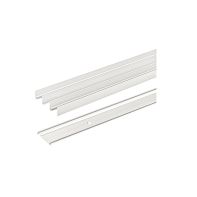 SlideLine 16, Set of profiles for screwing on, 3600mm, powder coated, white