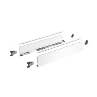 AvanTech YOU Drawer side profile set, height 101 mm x NL 500 mm, white, left and right