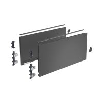 AvanTech YOU Drawer side profile set, height 251 mm x NL 350 mm, anthracite, left and right