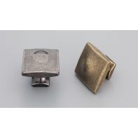 Sq Hampton Knob Antique Brass Gloss