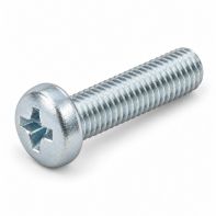 Machine (M/T) Screw Phillips (X/Rec) Pan Head Zinc Plated M5 x 10mm