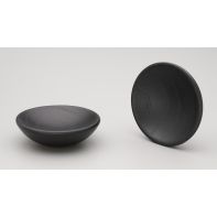 Bowl Knob 65mm dia Walnut Lacquered