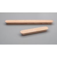 Ribe Handle 256mm C to C, O/A 284mm Oak Unfinished