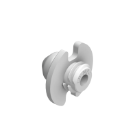Low Profile Clip Male 5kg White