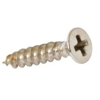 Piano hinge screw, full thread (countersunk), Phillips, 2.8 x 16mm, incl. driver bit, electro brass, box of 1000