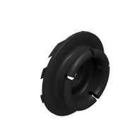 Very Low Profile Clip Male 10kg Black